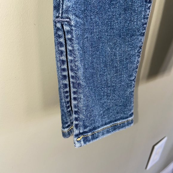 7 For All Mankind Ankle Split Hem Skinny Jeans - Picture 6 of 9